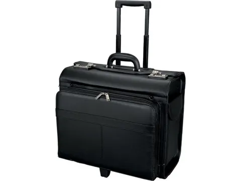 Pilotenkoffer Alassio 42x45x26 cm san remo zwart kunstleer