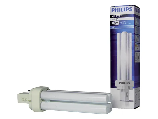 Spaarlamp Philips Master PL-C 2P 13W 900 Lumen 830 warm wit