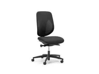 Draaistoel,Automatic-Move Mechanisme,Zitting Stof Zwart - 2