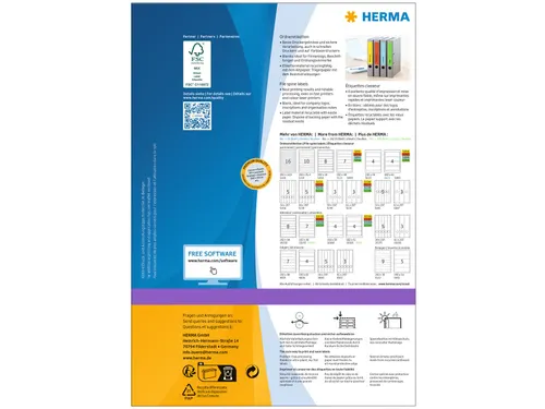 Herma 4299 Rugetiket 192x61mm Groen permanent klevend 400 stuks