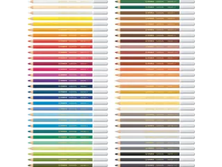 Kleurpotloden STABILO CarbOthello kalkpastel assorti blik à 12 stuks - 5