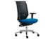 Dauphin Bureaustoel rugleuning met netbekleding Blauw