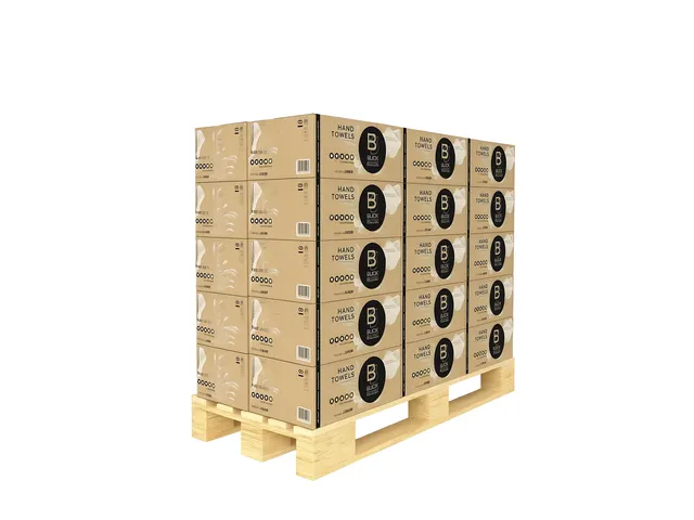 Handdoek GreenGrow 275880 PT20 Z-vouw 2-laags Pallet Naturel