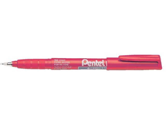 Fineliner Pentel NMF50 rood 0.6mm