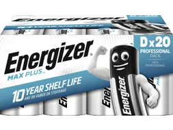 Batterij Energizer Max Plus 20x D alkaline
