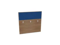 baliepaneel,v. bureau,aanbouw achter,B 1200mm,NT-cherry,BN6016-blauw