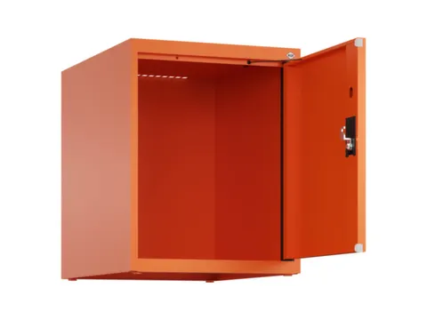opzetkast,v. locker,1vak.,vak B 400mm,HxBxD 500x400x500mm,cilinderslot