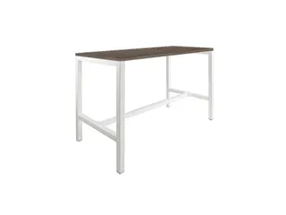 Domino Basic statafel 120x80cm 110cm Logan Eik 25mm Wit - 1