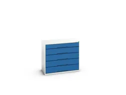 ladekast HxBxD 900x1050x550mm 5laden romp RAL7035 front RAL5010