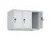opzetkast,v. locker,3vak.,vak B 250mm,HxBxD 500x750x500mm,vleugeldeur