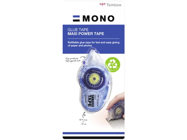 Lijmroller Tombow MONO navulbaar 8.4mmx16m