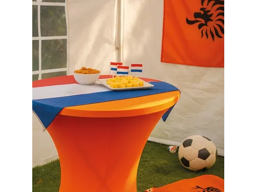 Tafelrok BRASQ voor statafel 80cm oranje