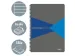 Cahier Leitz Office A4 ligné couverture PP gris/bleu