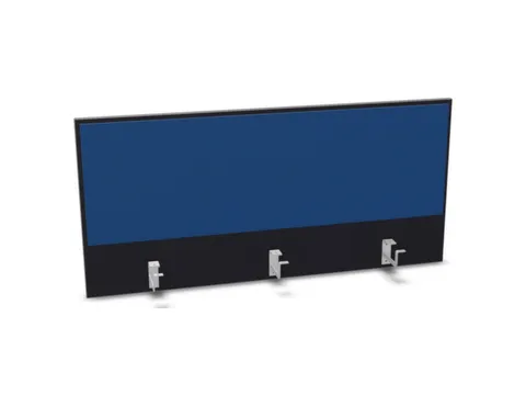 opzetpaneel,v. bureau,aanbouw achter,B 1200mm,CC-zwart,BN6016-blauw
