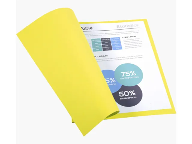 Vouwmap Exacompta Forever A4 170gr kanariegeel