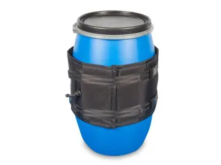 verwarmingsmantel,v. 120l vat,buiten nylon,zwart,400 W,m. thermostaat - 1
