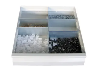 Sleufscheidingswandset,1Xsleufwand/4Xscheidingsplaat - 1