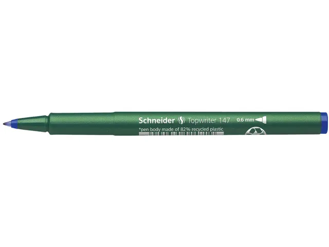 Fibrepen Schneider Topwriter 147 0,6 mm blauw