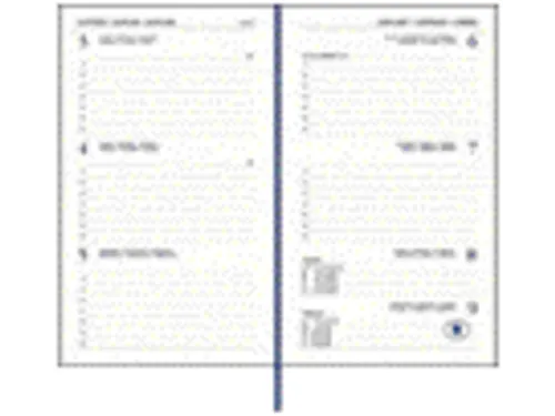 Agenda 2027 Ryam Memoplan 7 Nappa 7dagen/2pagina's assorti