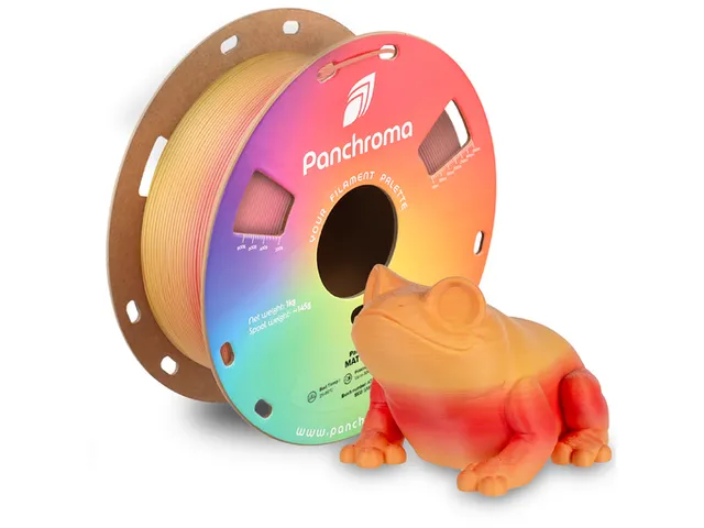 PLA Gradient 1,75mm Matte geel-rood 1kg Panchroma 3D Filament