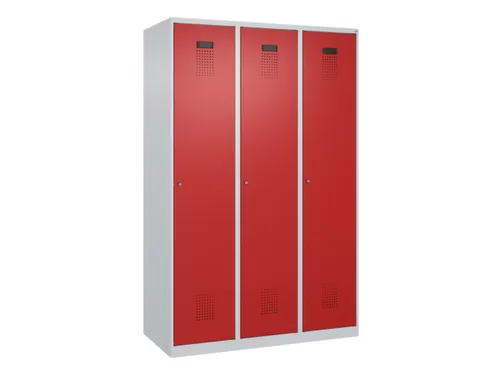 locker voor scheiding van kleding,HxBxD 1850x1200x500mm,3vak