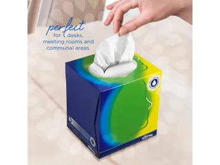 Facial tissues Kleenex kubus 3-laags 56stuks wit 8825 - 6