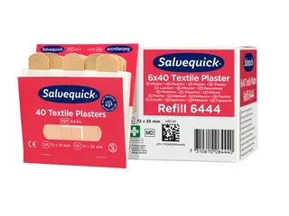 Pleisters Salvequick navulling textiel 6x 40 stuks - 2