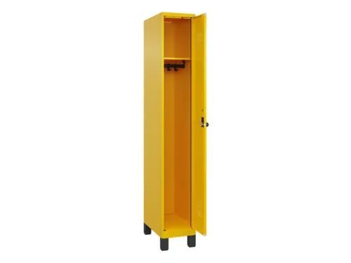 locker,HxBxD 1950x300x500mm,1vak,vak B 300mm,draaigrendel,voeten