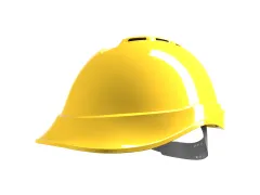 MSA V-Gard 200 veiligheidshelm met Push-Key binnenwerk Geel