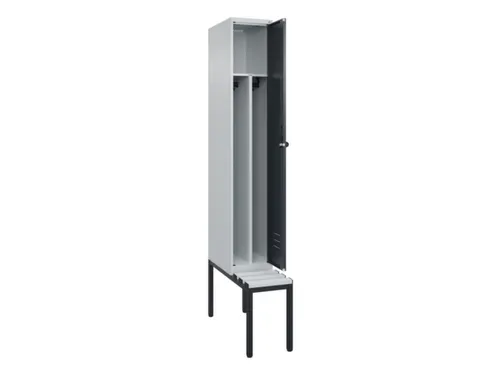 locker voor scheiding van kleding,HxBxD 2120x300x815mm,1vak