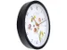 Buitenklok Nextime dia 30.5cm Silene cijfers, zwarte rand witte wijzer