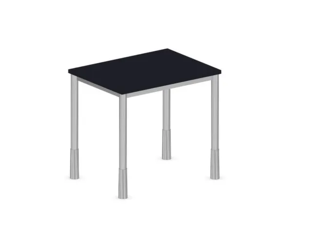 In hoogte verstelbaar bureau,HxBxD 720-840x800x600mm,CC-zwart