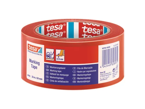 Markeringstape tesa Professional 60760 PV1 50mmx33m rood