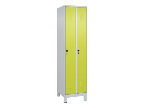 locker,HxBxD 1950x500x500mm,2vak,vak B 250mm,draaigrendel,voeten