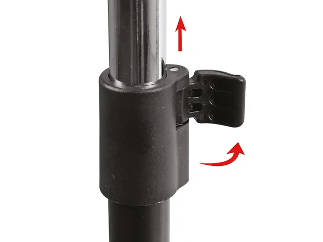 Kledingrek op wieltjes met 1 stang verstelbare hoogte 80x43x165cm