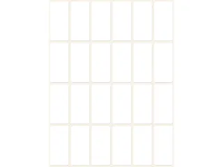 etiket Zweckform 38x18mm wit pakje a 648 etiketjes - 2