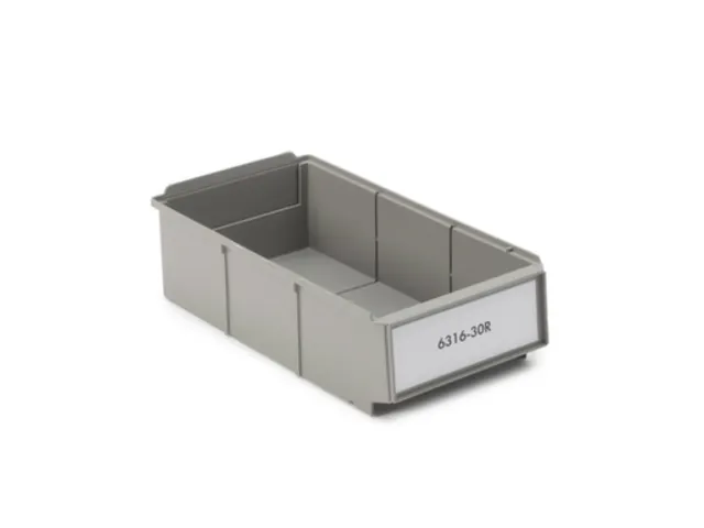 stellingbak,HxBxD 85x160x300mm,PP,grijs