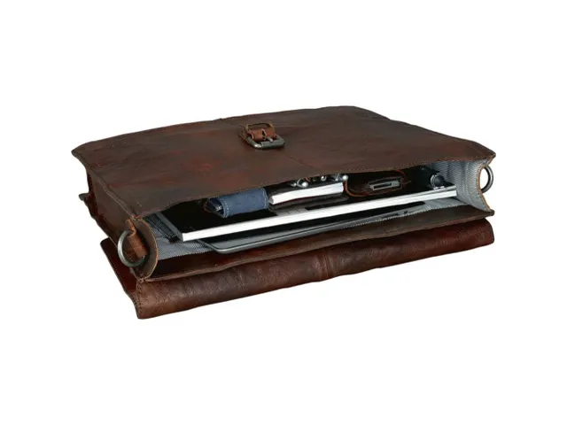 Sac Business JAYDEN cuir marron