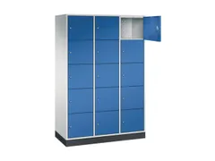 grootvolume-lockersysteem,RAL 7035/RAL 5010,HxBxD 1950x1220x500mm