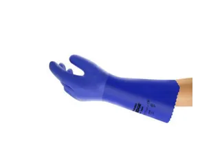 Ansell EDGE 14-663 PVC handschoenen blauw maat 10 12 paar - 1
