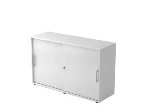 kantoor-schuifdeurkast HxBxD 748x1200x400mm hout romp + front 2 OH