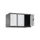 opzetkast,v. locker,3vak.,vak B 300mm,HxBxD 500x900x500mm,cilinderslot