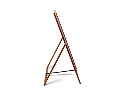 Krijtstoepbord Houten A-Bord Flip 55x105cm Lichtbruin