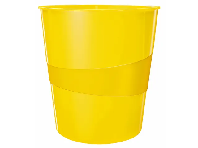 Papierbak Leitz WOW 15 liter geel