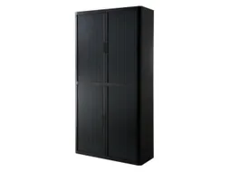 Roldeurkast HxBxD 2040x1100x415mm 4 Oh Zwart