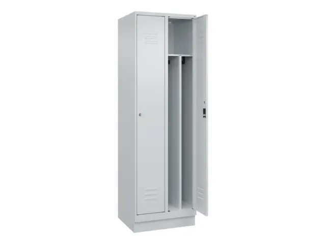 locker voor scheiding van kleding,HxBxD 1950x600x500mm,2vak