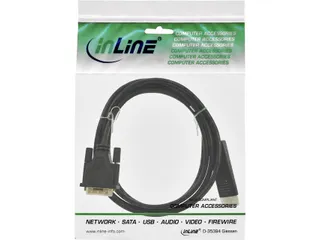 Kabel inLine Displayport DVI 24+1 M/M 2 meter zwart - 2