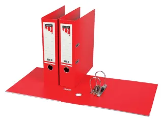Ordner Quantore A4 80mm PP rood - 1