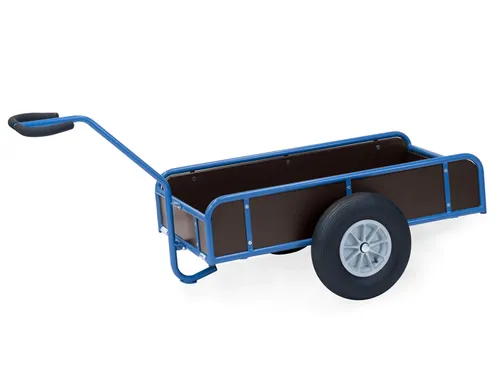 Handtrekwagen 4109L met 4 wanden 400kg 1145x545mm Luchtbanden