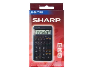 Calculator Sharp EL501TWH zwart-wit wetenschappelijk - 2